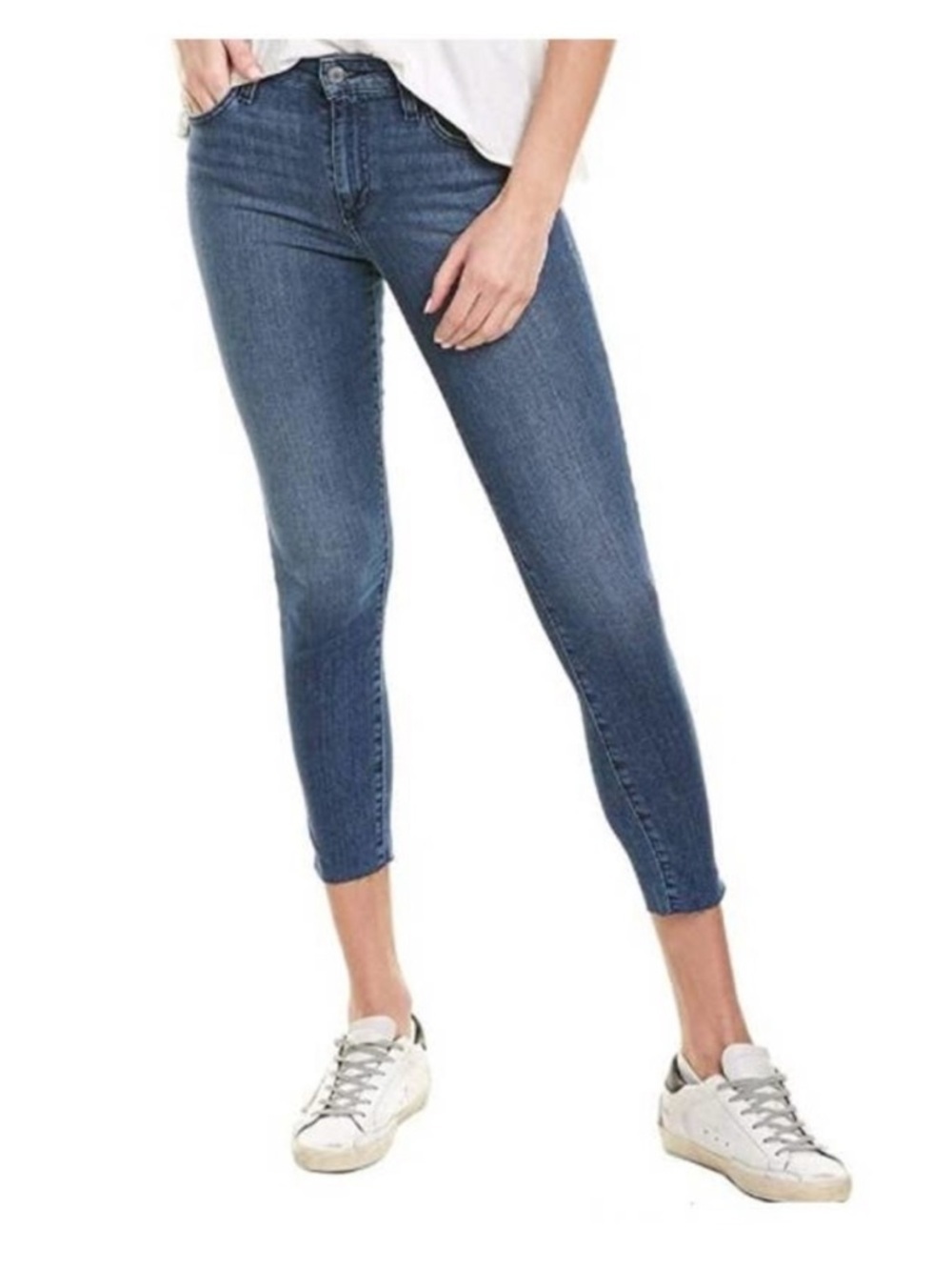 NWT Joe’s Jeans Curvy Skinny Crop Jeans Cerritos 26” Raw Hem Size 23